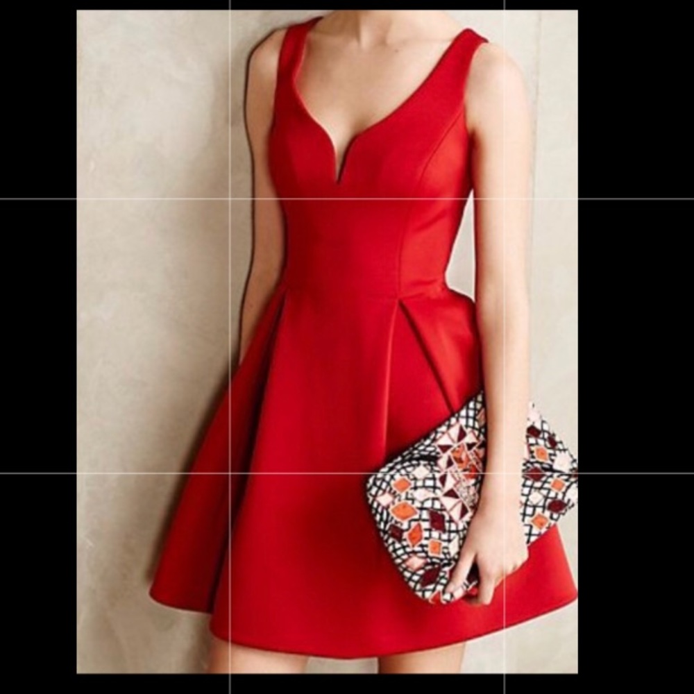 Ali Ro Red Cocktail Dress